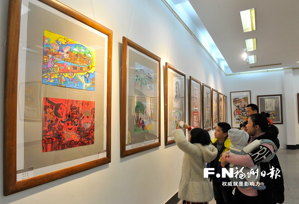 中小學(xué)師生“書家訓(xùn) 繪榕城”　畫展將持續(xù)3天
