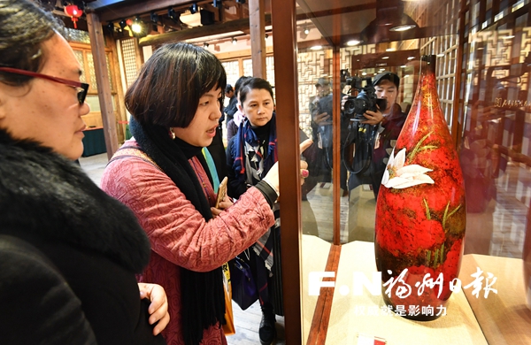 三坊七巷展出中日韓民間漆藝作品　展覽免費開放