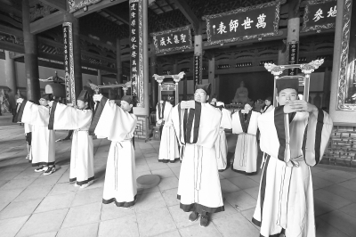 福州文廟舉辦“釋菜禮”