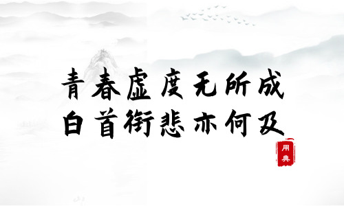 句句箴言，品讀今年以來習近平引用的那些詩詞典故（一）